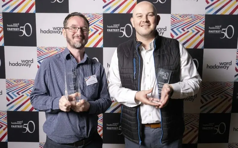 Elite Energy Eco Celebrates Double Win at the Ward Hadaway Fastest 50 Awards