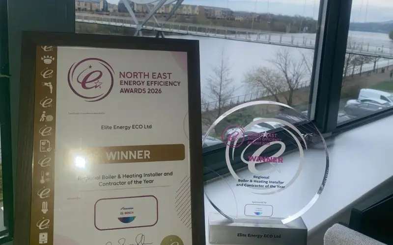 Elite Energy Wins Regional Boiler & Heating Installer of the Year