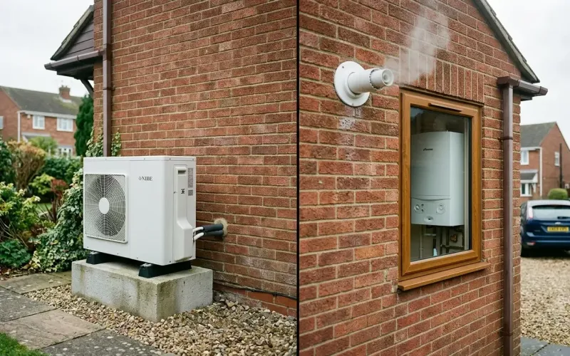 Air Source Heat Pump vs Gas Boiler